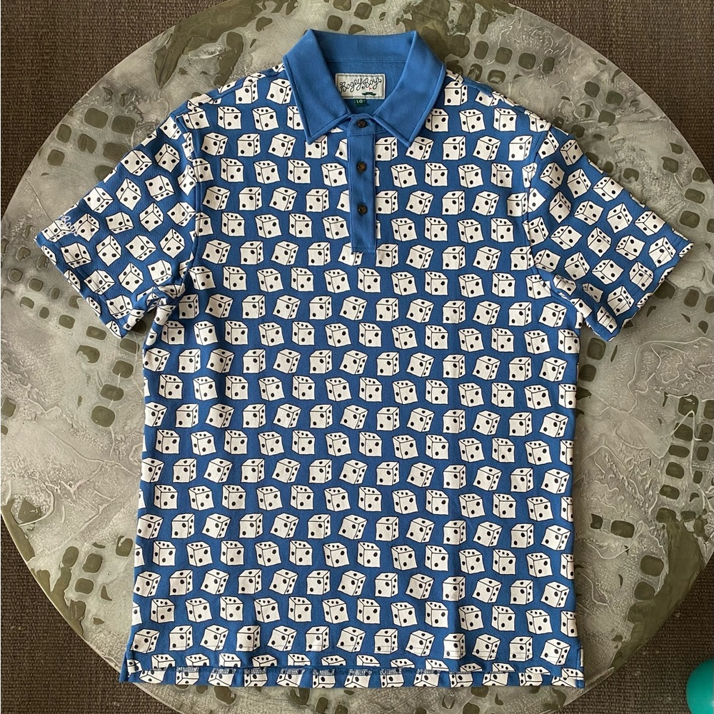 Bogey Boys Dice Pattern Polo Shirt